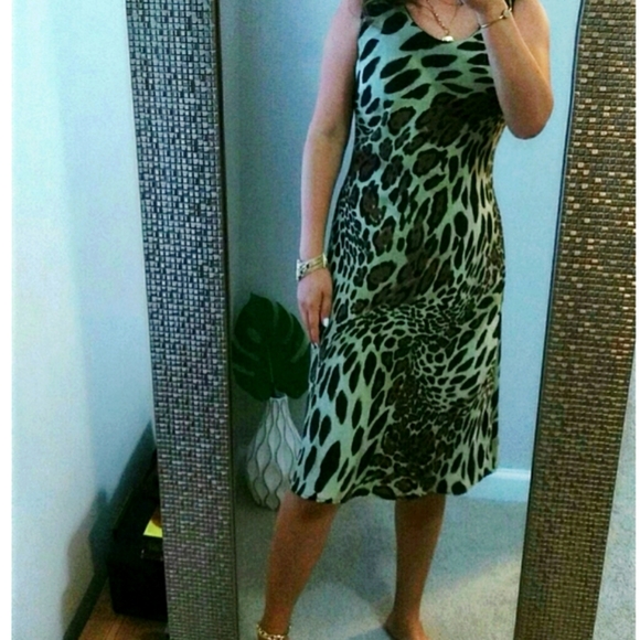 Women's Leopard Dress/ A Wild Thyme - Picture 4 of 7